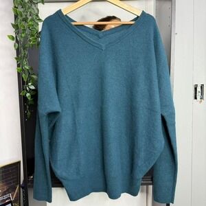 Maeve Cashmere Sweater Women Medium Blue Quite Luxury Anthropologie